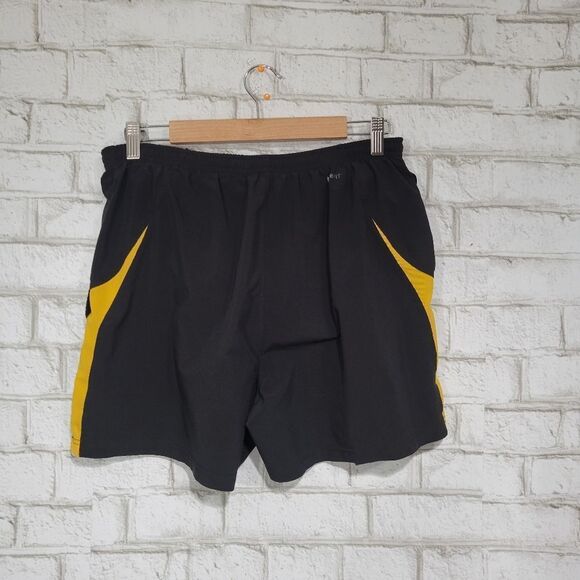 NIKE black and orange athletic shorts - Picture 6 of 10